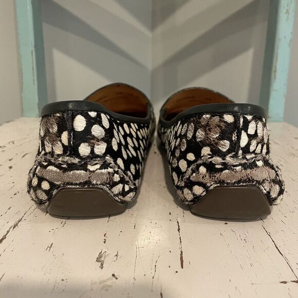 PATRICIA GREEN JILLIAN DRIVING MOCCASIN WOMENS SIZE 10M Hair Calf Cow READ DESC - Picture 4 of 11